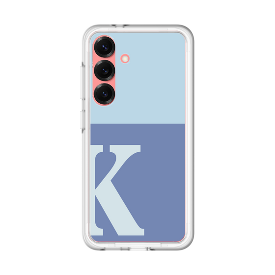 スリムプロテクションプレミアムケース［ オリジナル - initial two tone - K blue ］