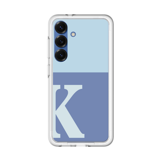 スリムプロテクションプレミアムケース［ オリジナル - initial two tone - K blue ］