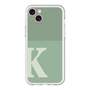 スリムプロテクションプレミアムケース［ オリジナル - initial two tone - K green ］