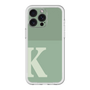 スリムプロテクションプレミアムケース［ オリジナル - initial two tone - K green ］
