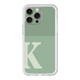 スリムプロテクションプレミアムケース［ オリジナル - initial two tone - K green ］