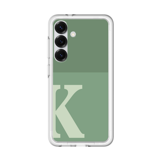 スリムプロテクションプレミアムケース［ オリジナル - initial two tone - K green ］