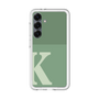 スリムプロテクションプレミアムケース［ オリジナル - initial two tone - K green ］