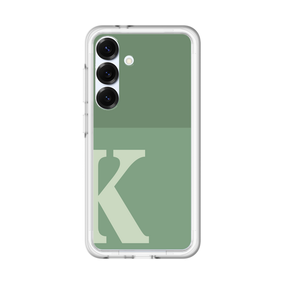 スリムプロテクションプレミアムケース［ オリジナル - initial two tone - K green ］