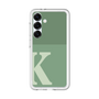 スリムプロテクションプレミアムケース［ オリジナル - initial two tone - K green ］