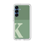 スリムプロテクションプレミアムケース［ オリジナル - initial two tone - K green ］