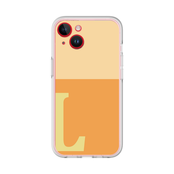 スリムプロテクションプレミアムケース［ オリジナル - initial two tone - L orange ］