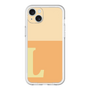 スリムプロテクションプレミアムケース［ オリジナル - initial two tone - L orange ］