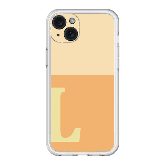 スリムプロテクションプレミアムケース［ オリジナル - initial two tone - L orange ］