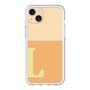 スリムプロテクションプレミアムケース［ オリジナル - initial two tone - L orange ］