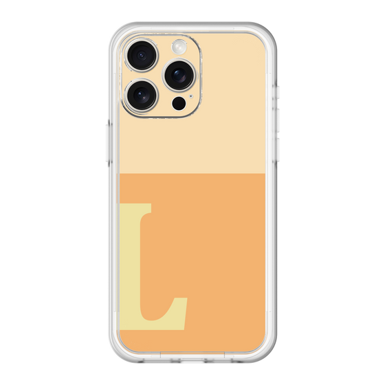 スリムプロテクションプレミアムケース［ オリジナル - initial two tone - L orange ］