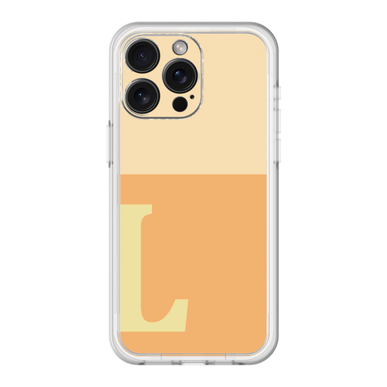 スリムプロテクションプレミアムケース［ オリジナル - initial two tone - L orange ］