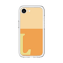 スリムプロテクションプレミアムケース［ オリジナル - initial two tone - L orange ］