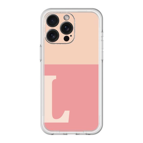 スリムプロテクションプレミアムケース［ オリジナル - initial two tone - L pink ］