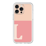 スリムプロテクションプレミアムケース［ オリジナル - initial two tone - L pink ］