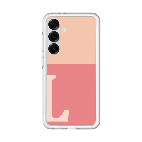 スリムプロテクションプレミアムケース［ オリジナル - initial two tone - L pink ］