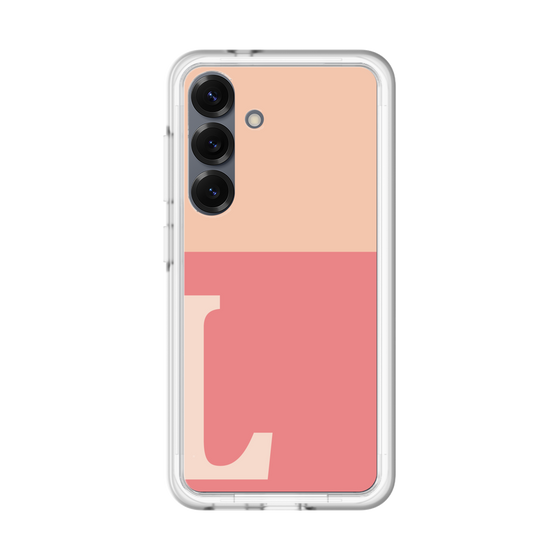 スリムプロテクションプレミアムケース［ オリジナル - initial two tone - L pink ］