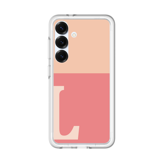 スリムプロテクションプレミアムケース［ オリジナル - initial two tone - L pink ］