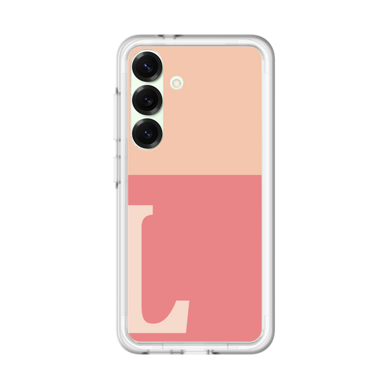 スリムプロテクションプレミアムケース［ オリジナル - initial two tone - L pink ］