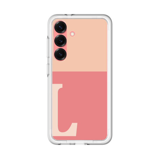 スリムプロテクションプレミアムケース［ オリジナル - initial two tone - L pink ］