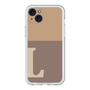 スリムプロテクションプレミアムケース［ オリジナル - initial two tone - L brown ］