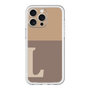 スリムプロテクションプレミアムケース［ オリジナル - initial two tone - L brown ］