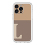 スリムプロテクションプレミアムケース［ オリジナル - initial two tone - L brown ］