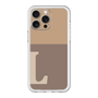 スリムプロテクションプレミアムケース［ オリジナル - initial two tone - L brown ］