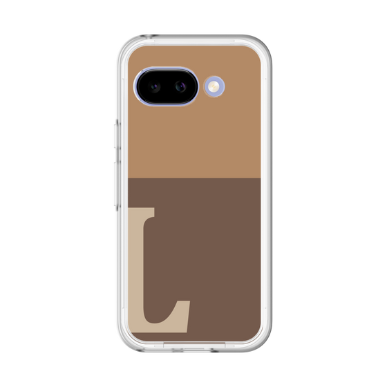 スリムプロテクションプレミアムケース［ オリジナル - initial two tone - L brown ］