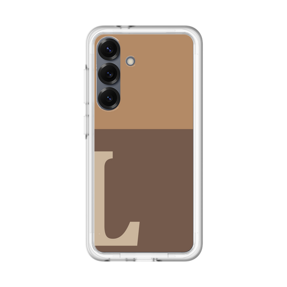 スリムプロテクションプレミアムケース［ オリジナル - initial two tone - L brown ］