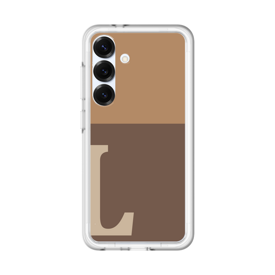 スリムプロテクションプレミアムケース［ オリジナル - initial two tone - L brown ］