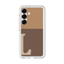 スリムプロテクションプレミアムケース［ オリジナル - initial two tone - L brown ］