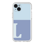 スリムプロテクションプレミアムケース［ オリジナル - initial two tone - L blue ］