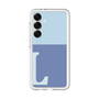 スリムプロテクションプレミアムケース［ オリジナル - initial two tone - L blue ］