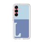 スリムプロテクションプレミアムケース［ オリジナル - initial two tone - L blue ］