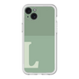 スリムプロテクションプレミアムケース［ オリジナル - initial two tone - L green ］