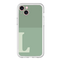 スリムプロテクションプレミアムケース［ オリジナル - initial two tone - L green ］