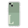 スリムプロテクションプレミアムケース［ オリジナル - initial two tone - L green ］