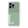 スリムプロテクションプレミアムケース［ オリジナル - initial two tone - L green ］