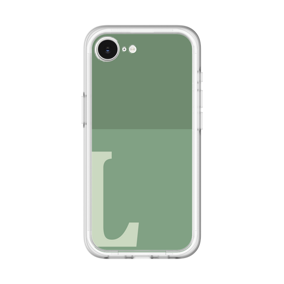 スリムプロテクションプレミアムケース［ オリジナル - initial two tone - L green ］