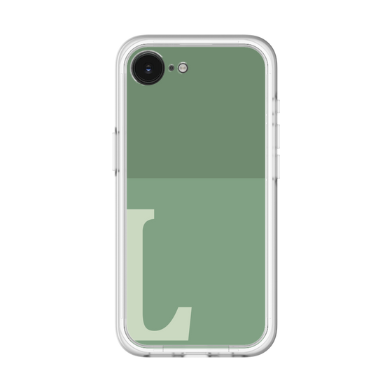 スリムプロテクションプレミアムケース［ オリジナル - initial two tone - L green ］
