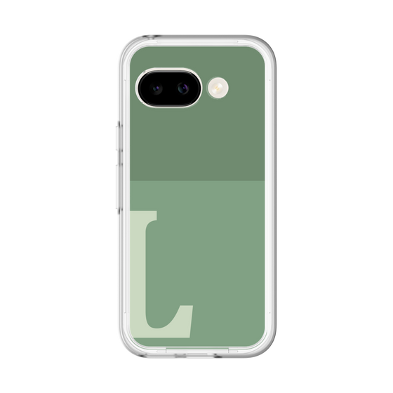 スリムプロテクションプレミアムケース［ オリジナル - initial two tone - L green ］