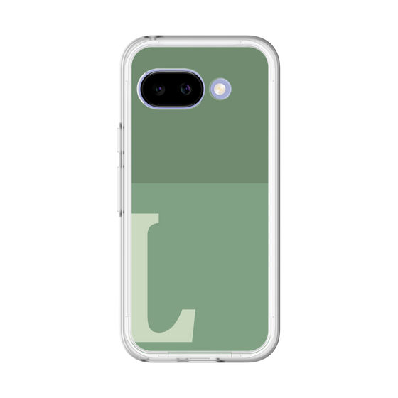 スリムプロテクションプレミアムケース［ オリジナル - initial two tone - L green ］