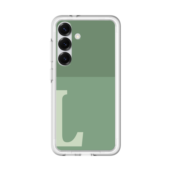 スリムプロテクションプレミアムケース［ オリジナル - initial two tone - L green ］
