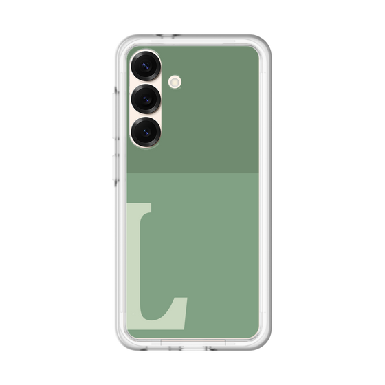 スリムプロテクションプレミアムケース［ オリジナル - initial two tone - L green ］