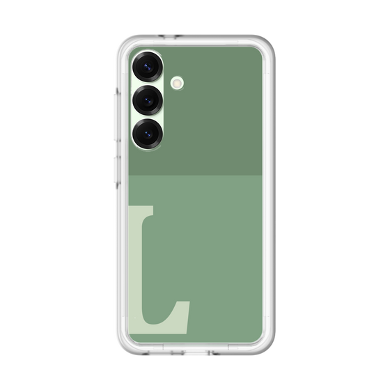 スリムプロテクションプレミアムケース［ オリジナル - initial two tone - L green ］