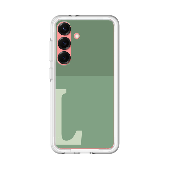 スリムプロテクションプレミアムケース［ オリジナル - initial two tone - L green ］