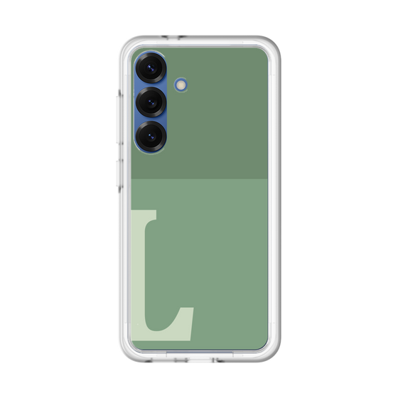 スリムプロテクションプレミアムケース［ オリジナル - initial two tone - L green ］