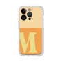 スリムプロテクションプレミアムケース［ オリジナル - initial two tone - M orange ］