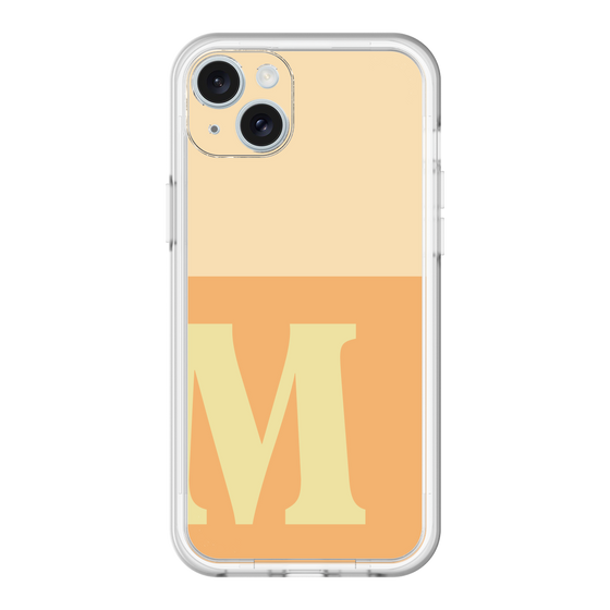 スリムプロテクションプレミアムケース［ オリジナル - initial two tone - M orange ］